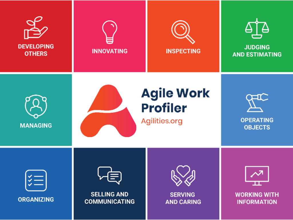 Agile Work Profiler career assessment graphic