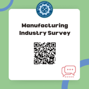Manufacturing industry survey icon